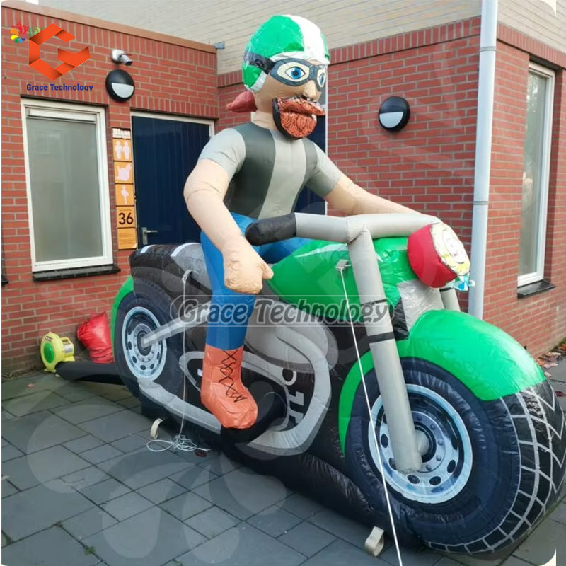Giant Huge Large Big Customized Inflatable Motor Van Motorcycle Motor Bicycle Motorbike Bike Model