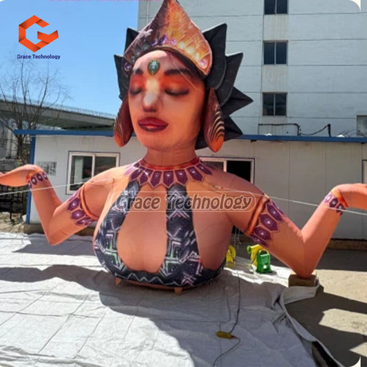 Best-Selling Inflatable Movie Indian Goddess Character, Inflatable Goddess Characters Costumes for muscial festival
