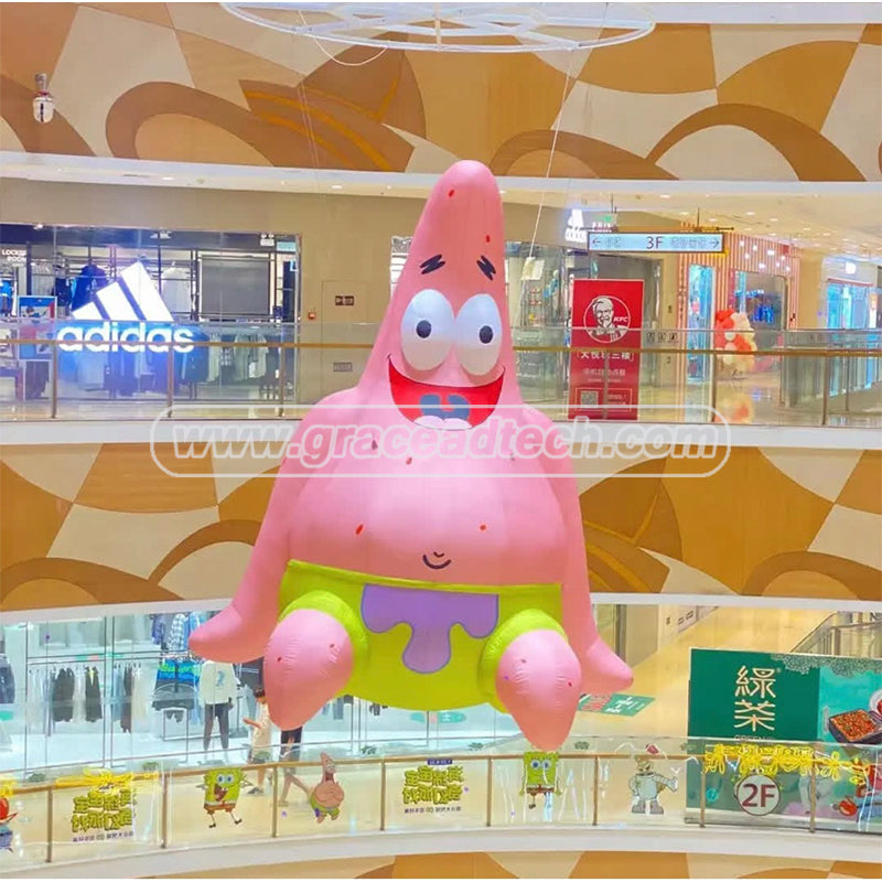 Giant Advertising Spongebob Inflatable Cartoon Christmas Mascot Decorate Inflatable Cartoon Character