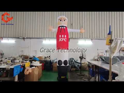KFC Air Dancer Inflatable Air Tube Sky Dancer Man for Restaurant Decorations