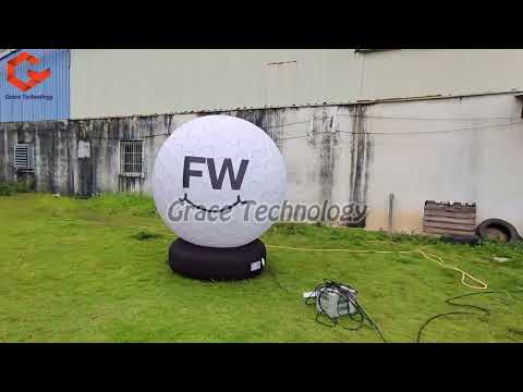Freestand Inflatable Golf Replicas Balloon Custom Inflatable Sports Golf Balloon for Outdoor