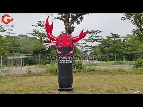 Giant Lobster Air Dancer Wacky Waving Inflatable Arm Flailing Tube Man