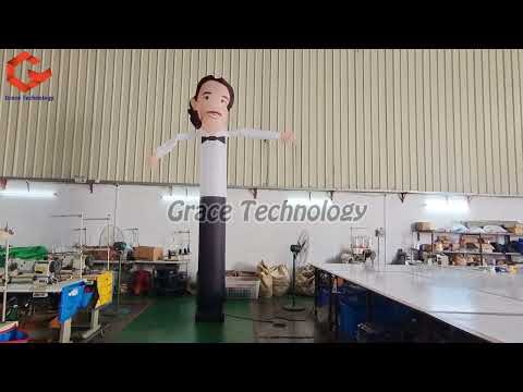4m Brideg Air Dancer Inflatable Brideg Replicas Models with Blower for Wedding Events