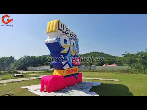 3D Inflatable Sign Wall Custom Advertising Inflatable Billboard for Outdoor Exhibition
