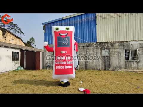 Custom Inflatable Fuel Dispenser Replicas Air Dancer Wacky Waving Man for Gas Station