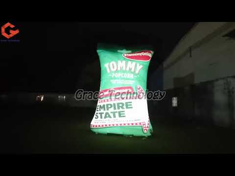 LED Lighting Inflatable Packing Bag Replicas Custom Inflatable Bottle Can Bags for Outdoor