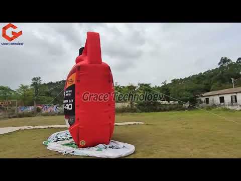 Custom Inflatable Engine Oil Box Replicas Advertising Inflatable Bottles