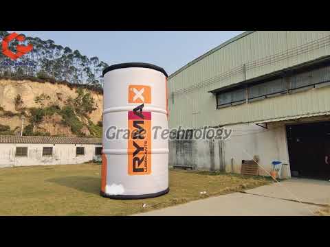 Custom Inflatable Oil Bottle Replicas Giant RYMAX Engine Oil Lubricants Packing Replicas