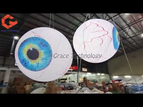 Giant Inflatable Eyes Balloon LED Decoration Inflatable Eyes Replicas Balloon for Hanging