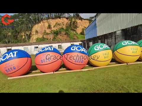 Giant Inflatable Basketball Replicas Balloon Custom Inflatable Helium Balloon for Events Party