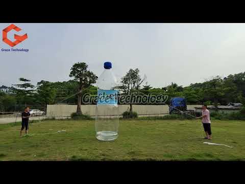 Transparent Inflatable Water Bottle Replicas with LED Lights for Advertising