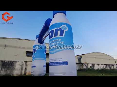 Giant Inflatable Bottle Replica Arch Outdoor Inflatable Start Finish Line Racing Arch