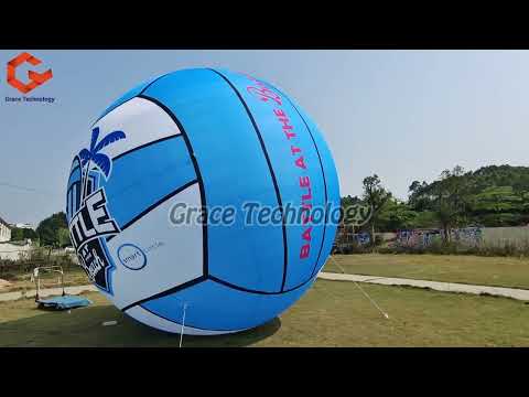 12ft Giant Inflatable Volleyball Advertising Inflatable Volleyball for Sports Festival Events