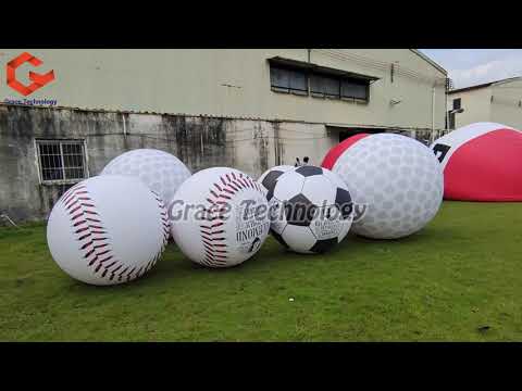 Big Inflatable Golf Ball Balloon Advertising Inflatable Golfball Replicas for display