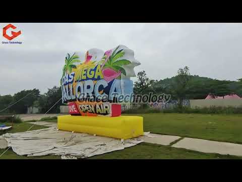 Giant Inflatable Billboard Outdoor Decoration Inflatable Background for Stage