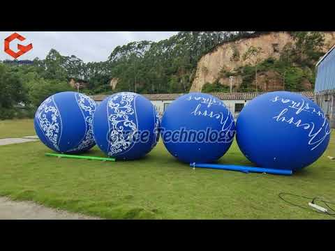 2m Merry Christmas Balloon Events Festival Decoration Inflatable Balloon for Hanging