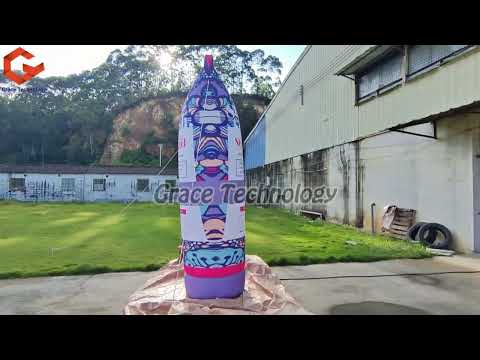 Custom Inflatable Packing Bag Replicas Giant Inflatable Packing Bottles Duplicate