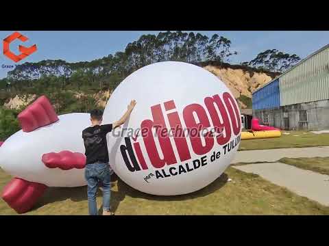 10ft Giant Inflatable Helium Balloon Advertising Inflatable Floating Air Balloon for Outdoor