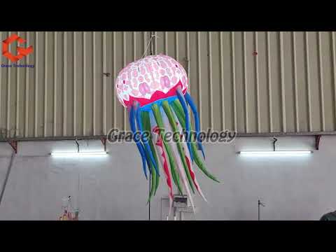 Colorful Inflatable Lighting Jellyfish LED Party Decoration Jellyfish Balloon for Night Club