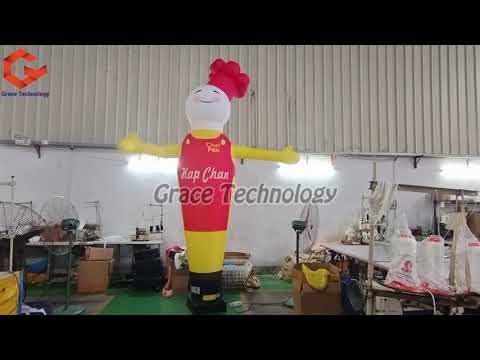 Custom Chef Air Dancer Wacky Waving Man Inflatable Air Dancer for Restaurant