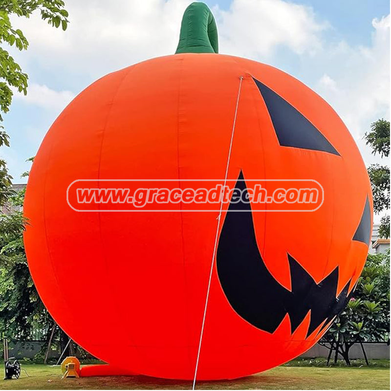 Giant 26Ft Premium Halloween Inflatable Pumpkin Decorations with Blower, Blow up Halloween Decorations Outdoor Holiday Decor for Outdoor Yard Lawn Xmas Party
