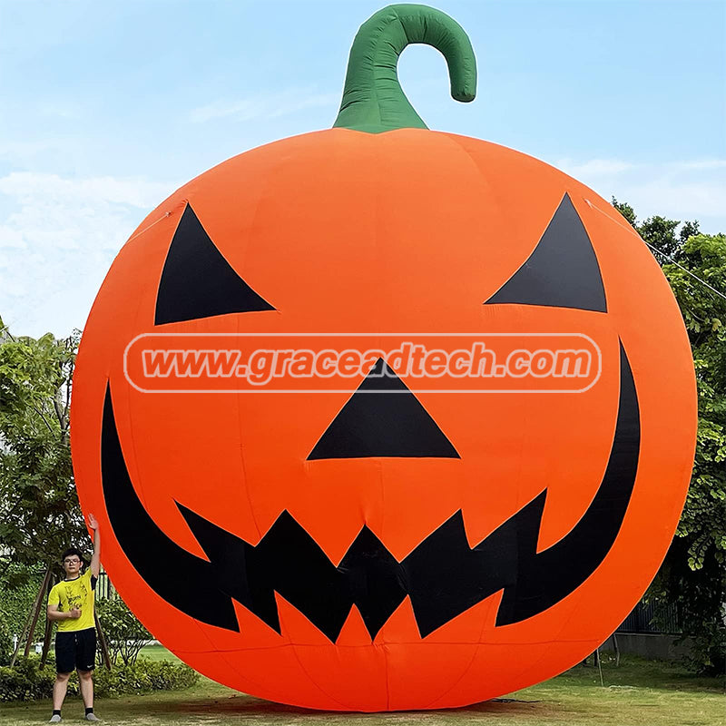 Giant 26Ft Premium Halloween Inflatable Pumpkin Decorations with Blower, Blow up Halloween Decorations Outdoor Holiday Decor for Outdoor Yard Lawn Xmas Party