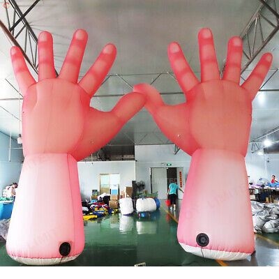 Giant Inflatable Hand Model with Air Blower for Outdoor Advertising