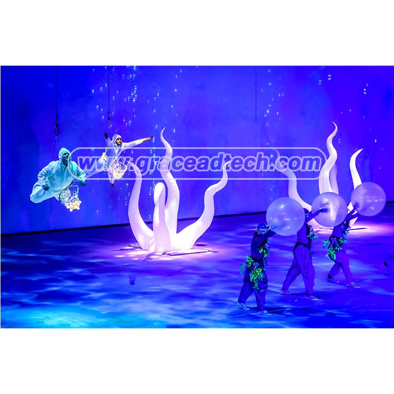 Under the Sea Inflatable Seaweed Tentacles with Lighting