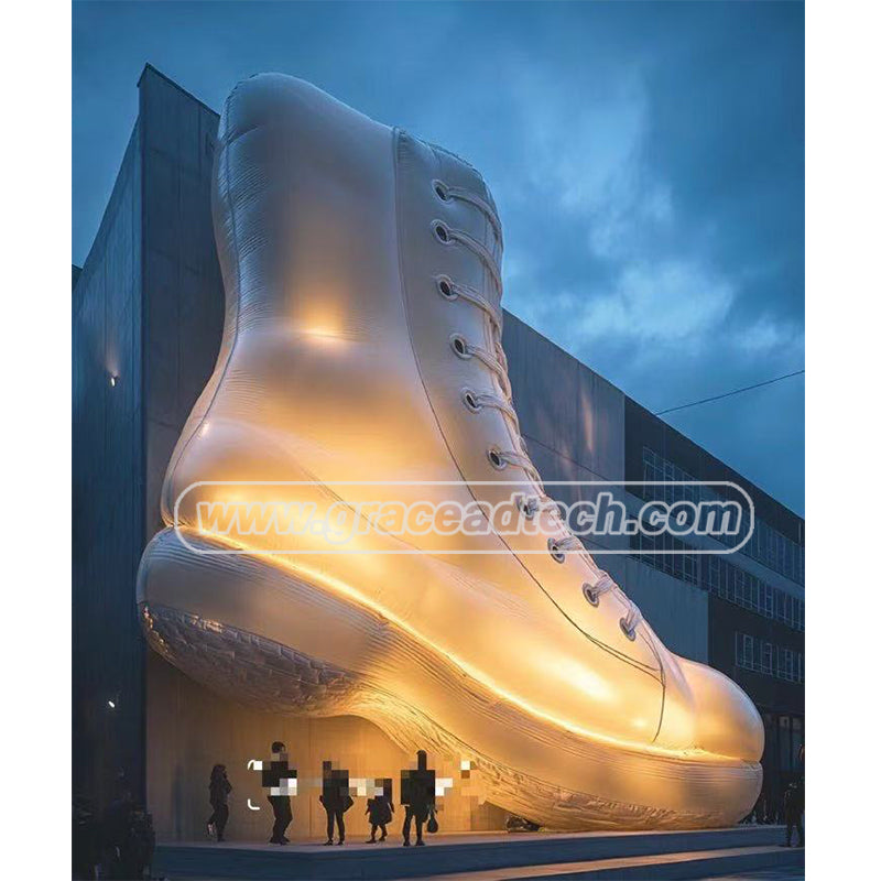 Simulation Inflatable Western Cowboy Boot shoes Model