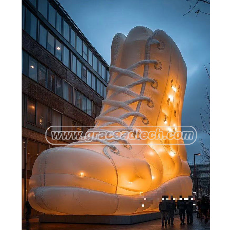 Simulation Inflatable Western Cowboy Boot shoes Model
