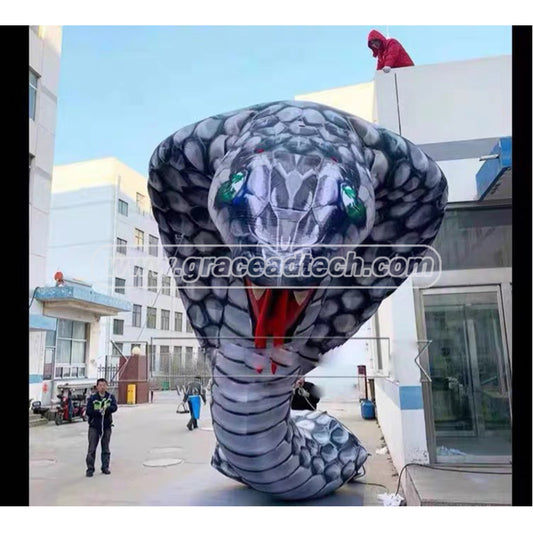 Giant Inflatable Stage Decoration Snake Dragon Inflatable Stage Backrgound Decor