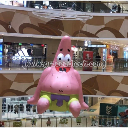 Giant Advertising Spongebob Inflatable Cartoon Christmas Mascot Decorate Inflatable Cartoon Character